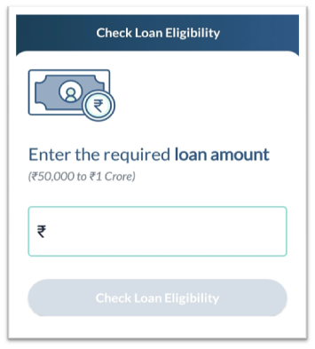 flexiloans app required loan amount enter