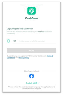 CashBean Laon App Registration