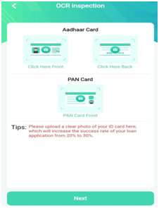 Fast Rupee App submit kyc documents